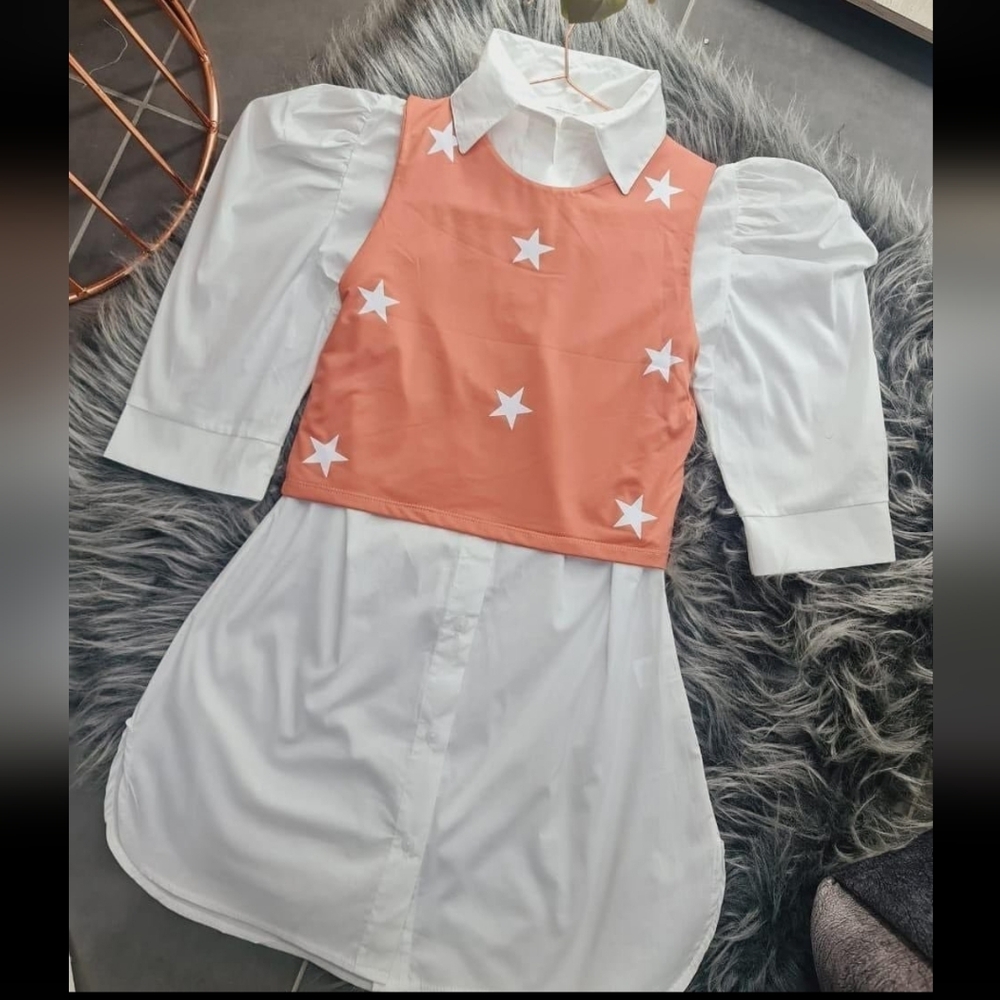 Mini dress - Blouse